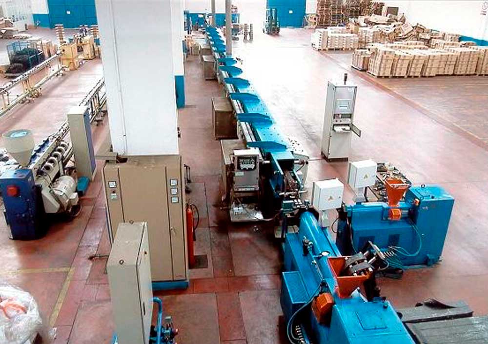 Complete extrusion lines